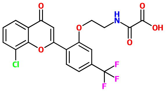 (image for) MC025045 2-[2-[2-(8-Chloro-4-oxochromen-2-yl)-5-(trifluoromethyl)phenoxy]ethylamino]-2-oxoacetic acid